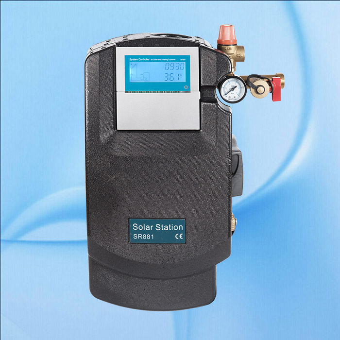 solar water heater working station
