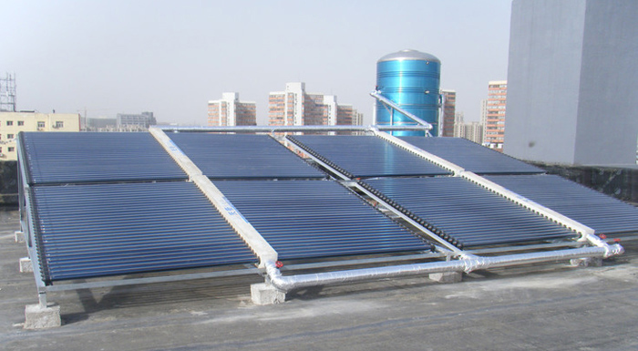 2000L hotel solar hot water heating solutions