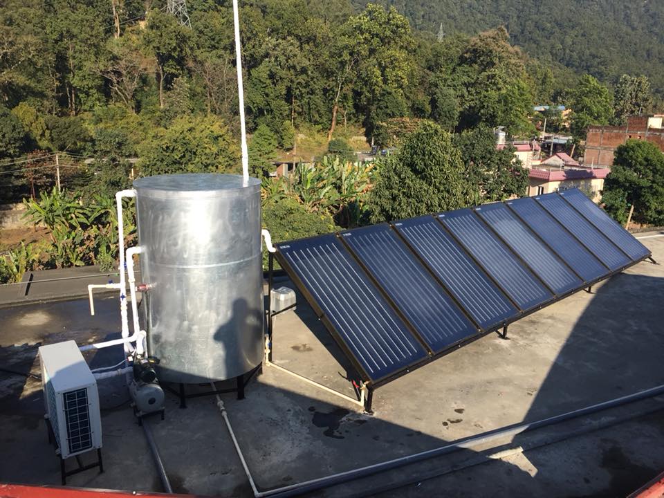  flat panel solar hot water heating system