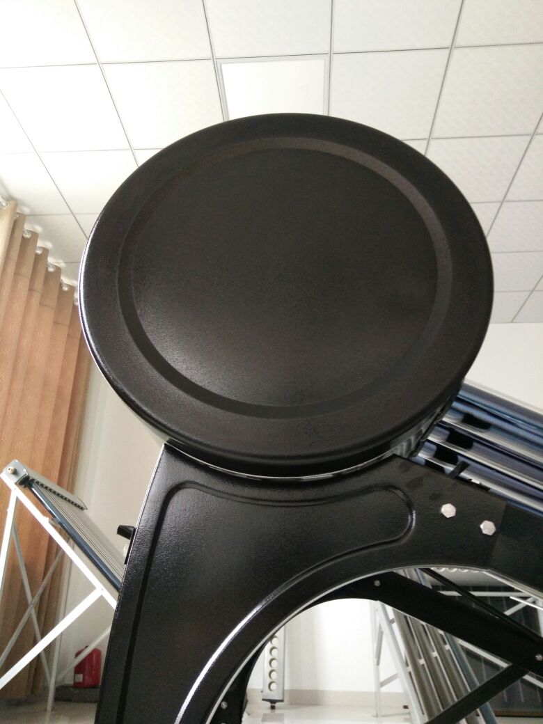 galvanized steel gravity feed low pressure vacuum tubes solar heater