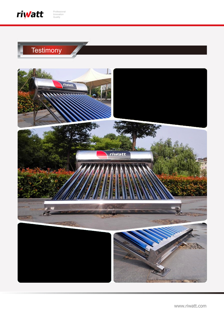 Proveedor de calentadores solares de agua en el mercado de México