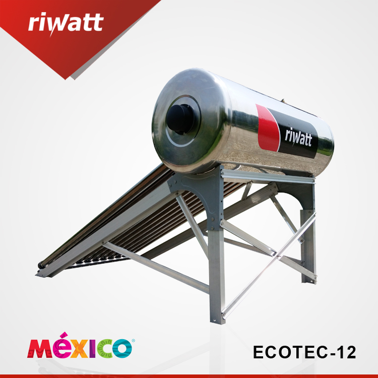 aquecedor solar de água acoplado