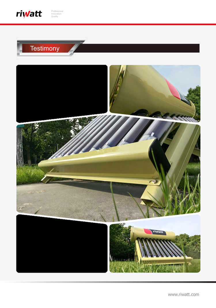 camping solar water heater factory
