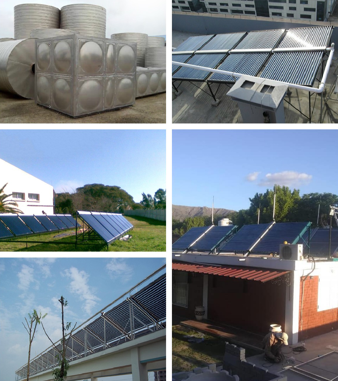 solar power water heating