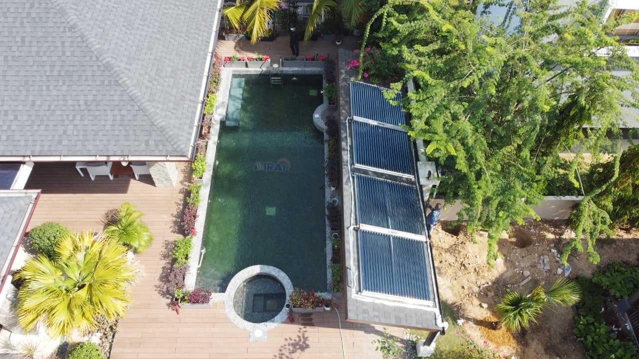 swimming pool solar collector system