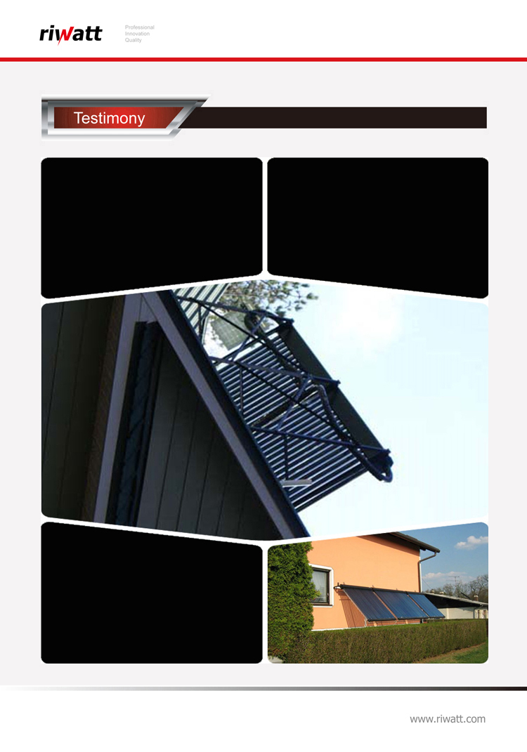 Les chauffe-eau solaires split system de riwatt