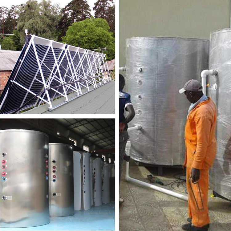 solar hot water heaitng system in Kenya 3000l