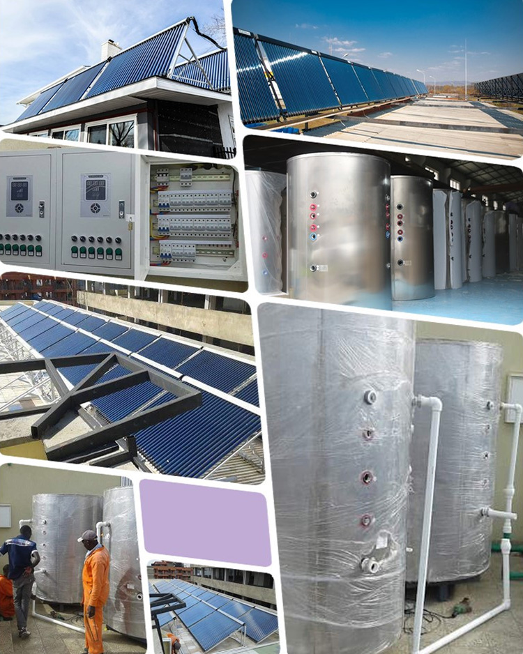 pressurized 3000L solar water heater storage tank