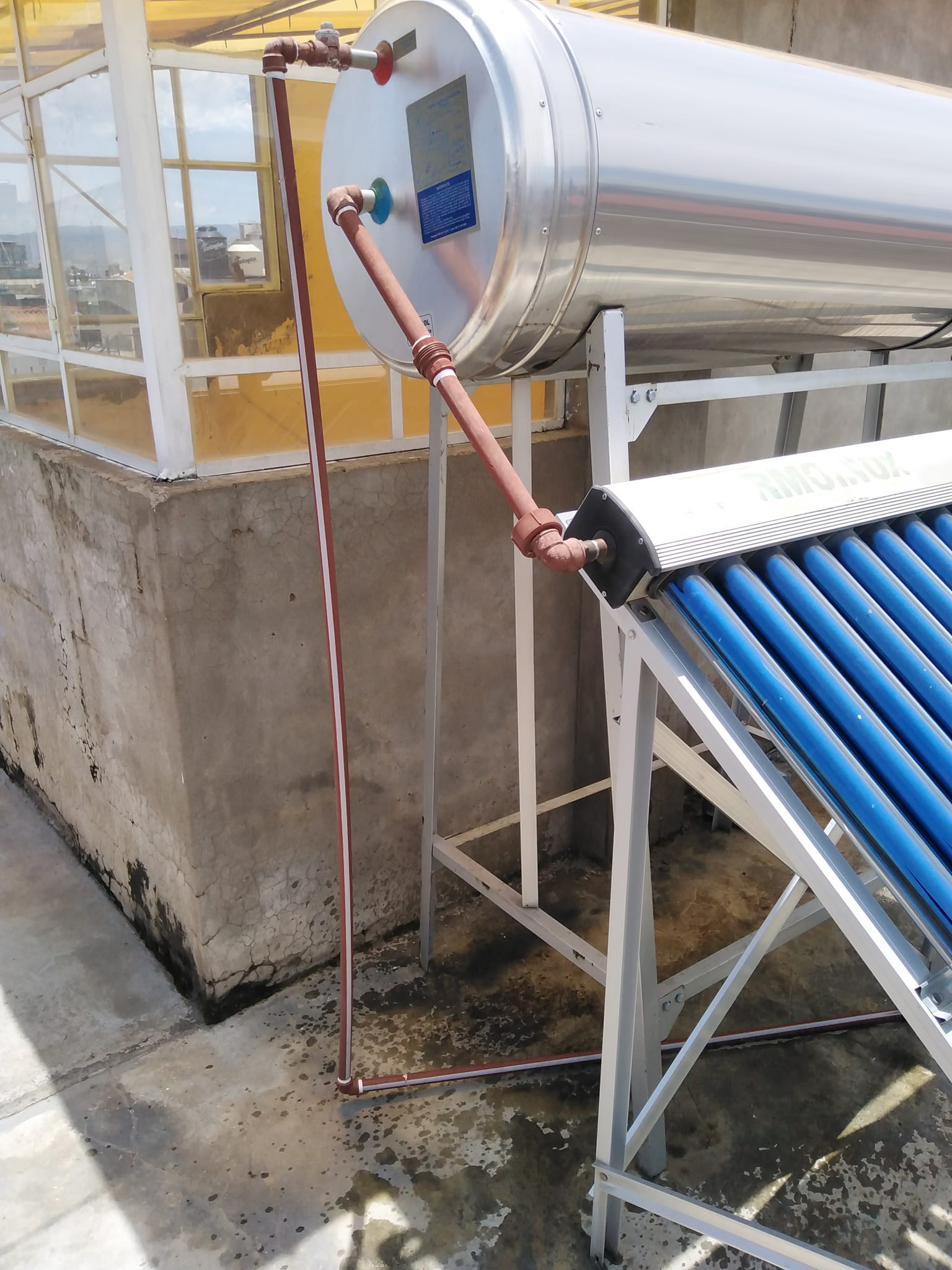 solar hot water project