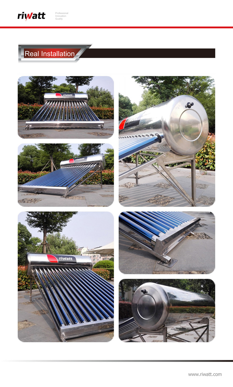 calentador de agua solar 150l