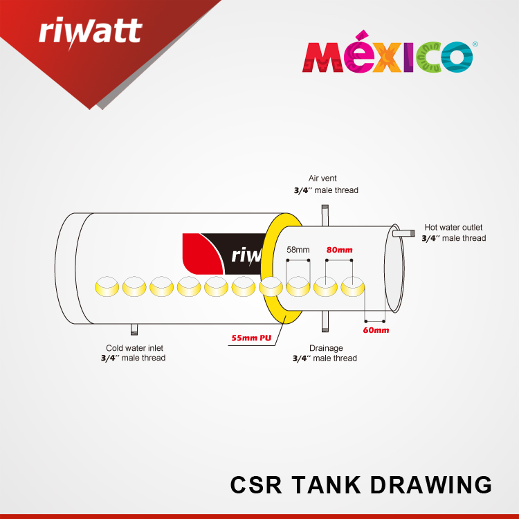  solar water heater mexico water tank diagram