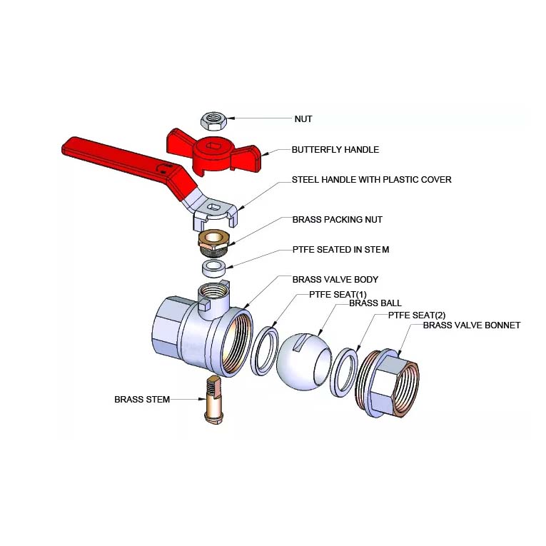 solar water heater 316L stainless steel ball valve