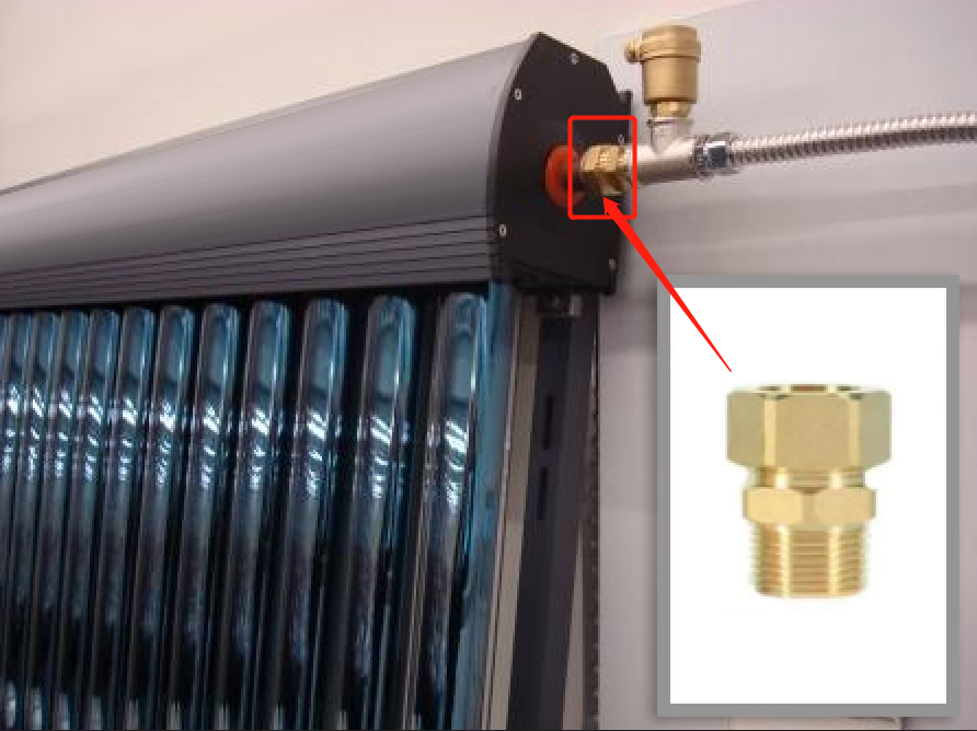 solar collector accessories copper fittings