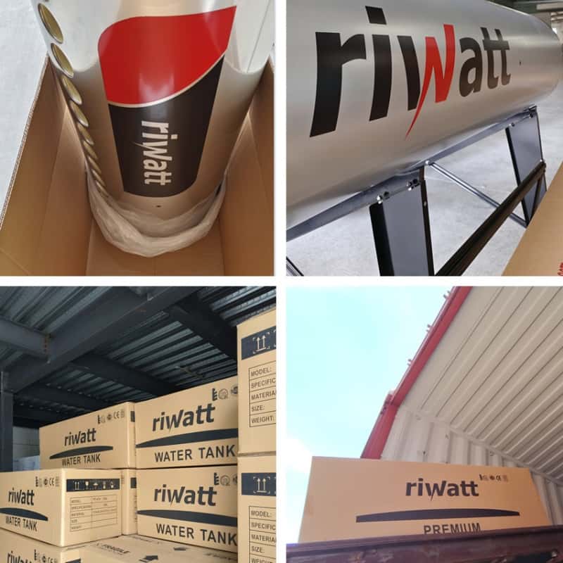 solar power water heating system