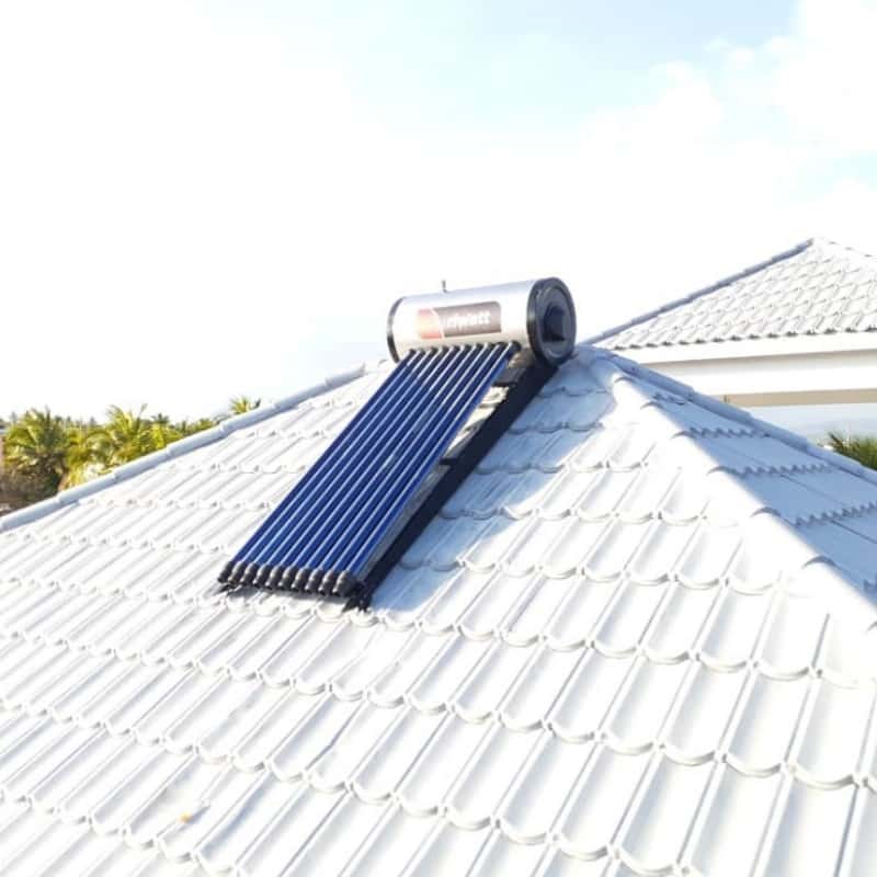 solar power chicken water heater