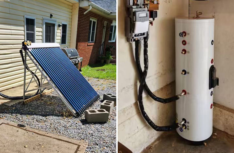 200L 300l 500L heating water solar