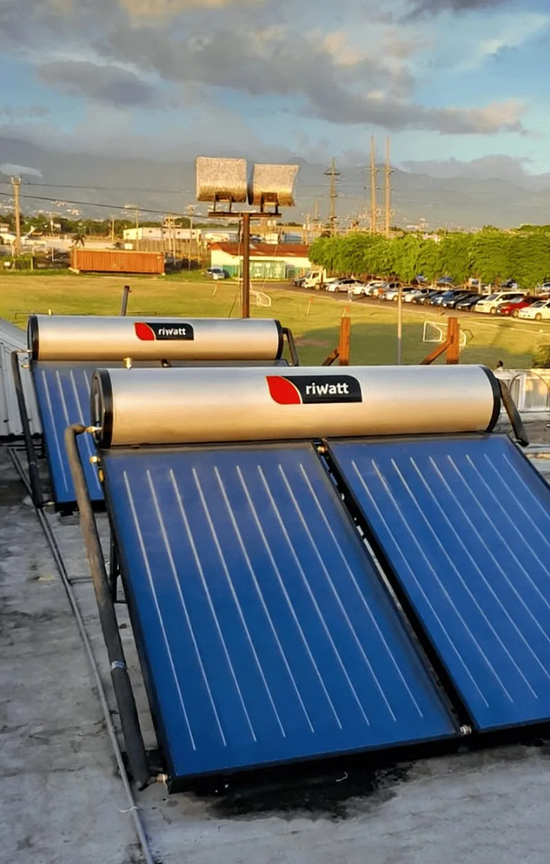 flat panels solar hot water heatings