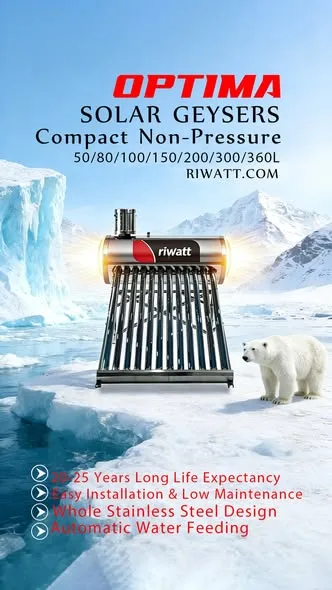non pressure solar hot water
