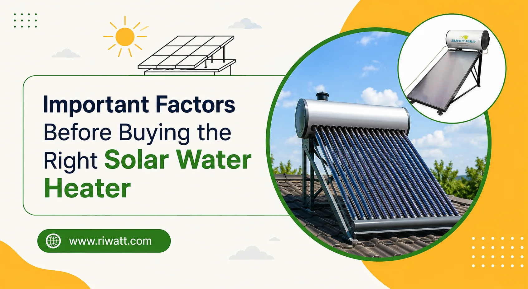 Important Factors Before Buying the Right Solar Water Heater