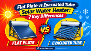 Flat Plate vs Evacuated Tube Solar Water Heater: 7 Key Differences